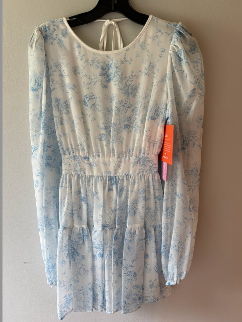 NWT LDT Ivy Open Back Goddess Mini Dress, Size 4